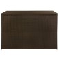 vidaXL Garden-Auflagenbox Braun 150x100x100 cm Poly Rattan vidaXL Garden-Auflagenbox Braun 150x100x100 cm Poly Rattan
