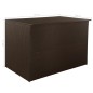 vidaXL Garden-Auflagenbox Braun 150x100x100 cm Poly Rattan vidaXL Garden-Auflagenbox Braun 150x100x100 cm Poly Rattan