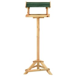 Vogelhäuschen mit Ständer 37x28x100 cm Massivholz Tanne
