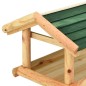 Vogelhäuschen mit Ständer 37x28x100 cm Massivholz Tanne Vogelhäuschen mit Ständer 37x28x100 cm Massivholz Tanne