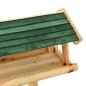 Vogelhäuschen mit Ständer 37x28x100 cm Massivholz Tanne Vogelhäuschen mit Ständer 37x28x100 cm Massivholz Tanne