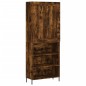 Highboard Räuchereiche 69,5x34x180 cm Holzwerkstoff Highboard Räuchereiche 69,5x34x180 cm Holzwerkstoff