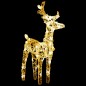 LED-Rentiere 2 Stk. Warmweiß 80 LEDs Acryl LED-Rentiere 2 Stk. Warmweiß 80 LEDs Acryl