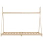 vidaXL Kinder-Bettgestell Massivholz Kiefer 70 x 140 cm vidaXL Kinder-Bettgestell Massivholz Kiefer 70 x 140 cm