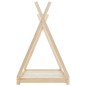 vidaXL Kinder-Bettgestell Massivholz Kiefer 70 x 140 cm vidaXL Kinder-Bettgestell Massivholz Kiefer 70 x 140 cm