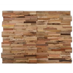 Wandverkleidung 10 Stk. 1,03 m² Recyceltes Teak
