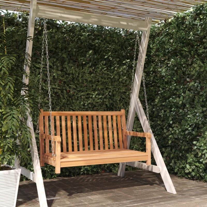 Hollywoodschaukel Massivholz Teak 114x60x64 cm Hollywoodschaukel Massivholz Teak 114x60x64 cm