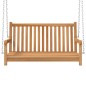 Hollywoodschaukel Massivholz Teak 114x60x64 cm Hollywoodschaukel Massivholz Teak 114x60x64 cm