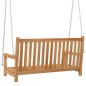 Hollywoodschaukel Massivholz Teak 114x60x64 cm Hollywoodschaukel Massivholz Teak 114x60x64 cm