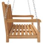 Hollywoodschaukel Massivholz Teak 114x60x64 cm Hollywoodschaukel Massivholz Teak 114x60x64 cm