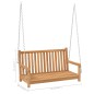 Hollywoodschaukel Massivholz Teak 114x60x64 cm Hollywoodschaukel Massivholz Teak 114x60x64 cm