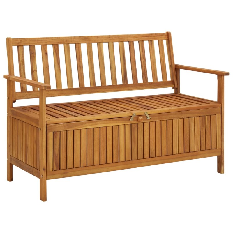 vidaXL Gartenbank mit Stauraum 120 cm Massivholz Akazie vidaXL Gartenbank mit Stauraum 120 cm Massivholz Akazie
