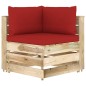 vidaXL 6-tlg. Garten-Lounge-Set mit Kissen Grün Imprägniertes Holz vidaXL 6-tlg. Garten-Lounge-Set mit Kissen Grün Imprägniertes Holz