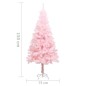 Künstlicher Weihnachtsbaum mit Ständer Rosa 150 cm PVC Künstlicher Weihnachtsbaum mit Ständer Rosa 150 cm PVC