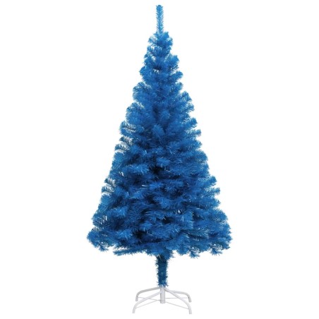 Künstlicher Weihnachtsbaum mit Ständer Blau 180 cm PVC