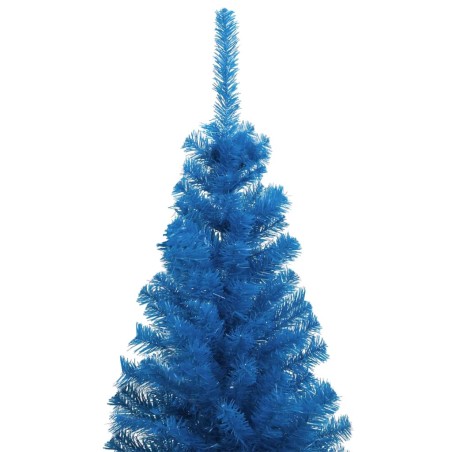 Künstlicher Weihnachtsbaum mit Ständer Blau 180 cm PVC