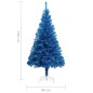 Künstlicher Weihnachtsbaum mit Ständer Blau 180 cm PVC Künstlicher Weihnachtsbaum mit Ständer Blau 180 cm PVC