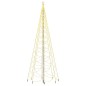 LED-Weihnachtsbaum mit Metallstange 1400 LEDs Warmweiß 5 m LED-Weihnachtsbaum mit Metallstange 1400 LEDs Warmweiß 5 m