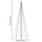 LED-Weihnachtsbaum mit Metallstange 1400 LEDs Warmweiß 5 m LED-Weihnachtsbaum mit Metallstange 1400 LEDs Warmweiß 5 m