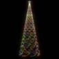 LED-Weihnachtsbaum mit Metallstange 1400 LEDs Mehrfarbig 5 m LED-Weihnachtsbaum mit Metallstange 1400 LEDs Mehrfarbig 5 m
