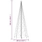 LED-Weihnachtsbaum mit Metallstange 1400 LEDs Mehrfarbig 5 m LED-Weihnachtsbaum mit Metallstange 1400 LEDs Mehrfarbig 5 m