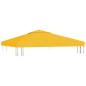 Pavillon-Dachplane mit Kaminabzug 310 g/m² 3x3 m Gelb Pavillon-Dachplane mit Kaminabzug 310 g/m² 3x3 m Gelb
