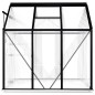 Gewächshaus mit Fundament Anthrazit Aluminium 3,61 m² Gewächshaus mit Fundament Anthrazit Aluminium 3,61 m²