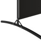 5-tlg. Paravent Schwarz 433x180 cm Stoff 5-tlg. Paravent Schwarz 433x180 cm Stoff