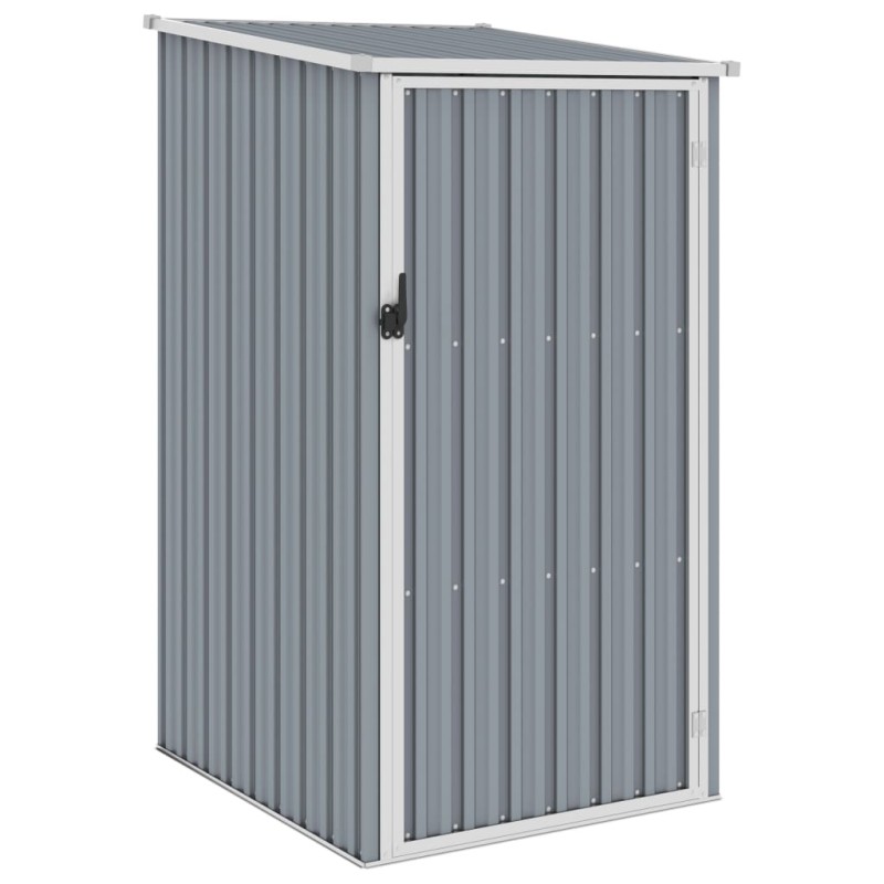 Gerätehaus Grau 87x98x159 cm Verzinkter Stahl Gerätehaus Grau 87x98x159 cm Verzinkter Stahl