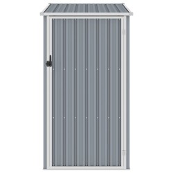 Gerätehaus Grau 87x98x159 cm Verzinkter Stahl