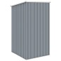 Gerätehaus Grau 87x98x159 cm Verzinkter Stahl Gerätehaus Grau 87x98x159 cm Verzinkter Stahl