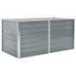 Hochbeet 160 x 80 x 77 cm Verzinkter Stahl Grau Hochbeet 160 x 80 x 77 cm Verzinkter Stahl Grau