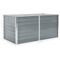 Hochbeet 160 x 80 x 77 cm Verzinkter Stahl Grau Hochbeet 160 x 80 x 77 cm Verzinkter Stahl Grau