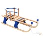 Klappschlitten mit Rückenlehne Holz 119 cm Klappschlitten mit Rückenlehne Holz 119 cm