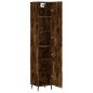 Highboard Räuchereiche 34,5x34x180 cm Holzwerkstoff Highboard Räuchereiche 34,5x34x180 cm Holzwerkstoff