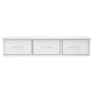 vidaXL Wand-Schubladenregal Hochglanz-Weiß 88x26x18,5 cm Holzwerkstoff vidaXL Wand-Schubladenregal Hochglanz-Weiß 88x26x18,5 cm Holzwerkstoff