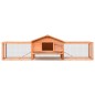 vidaXL Kaninchenstall 310x70x87 cm Kiefernholz & Tannenholz vidaXL Kaninchenstall 310x70x87 cm Kiefernholz & Tannenholz
