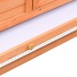 vidaXL Kaninchenstall 310x70x87 cm Kiefernholz & Tannenholz vidaXL Kaninchenstall 310x70x87 cm Kiefernholz & Tannenholz