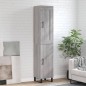 vidaXL Highboard Grau Sonoma 34,5x34x180 cm Holzwerkstoff vidaXL Highboard Grau Sonoma 34,5x34x180 cm Holzwerkstoff