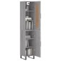 vidaXL Highboard Grau Sonoma 34,5x34x180 cm Holzwerkstoff vidaXL Highboard Grau Sonoma 34,5x34x180 cm Holzwerkstoff