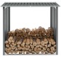 vidaXL Brennholzlager Verzinkter Stahl 172 x 91 x 154 cm Grau vidaXL Brennholzlager Verzinkter Stahl 172 x 91 x 154 cm Grau