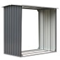 vidaXL Brennholzlager Verzinkter Stahl 172 x 91 x 154 cm Grau vidaXL Brennholzlager Verzinkter Stahl 172 x 91 x 154 cm Grau