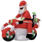 vidaXL Aufblasbarer Weihnachtsmann LED 156 cm vidaXL Aufblasbarer Weihnachtsmann LED 156 cm