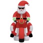 vidaXL Aufblasbarer Weihnachtsmann LED 156 cm vidaXL Aufblasbarer Weihnachtsmann LED 156 cm