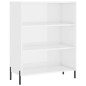 Highboard Hochglanz-Weiß 69,5x34x180 cm Holzwerkstoff Highboard Hochglanz-Weiß 69,5x34x180 cm Holzwerkstoff