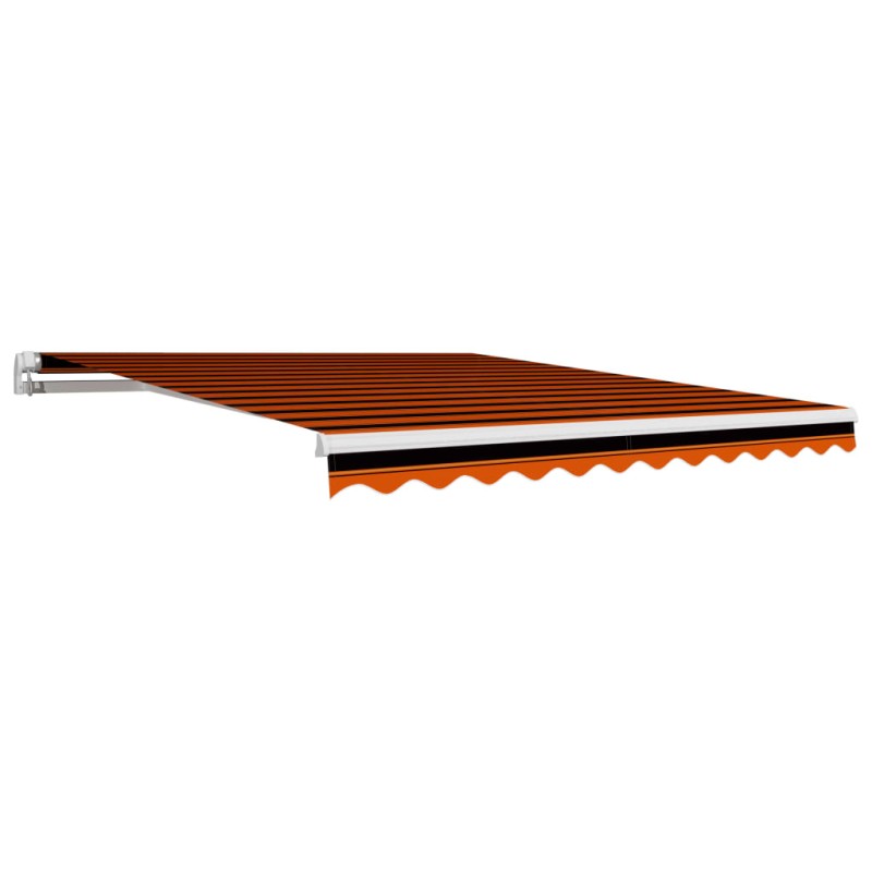 Markisenbespannung Canvas Orange & Braun 300x250 cm Markisenbespannung Canvas Orange & Braun 300x250 cm