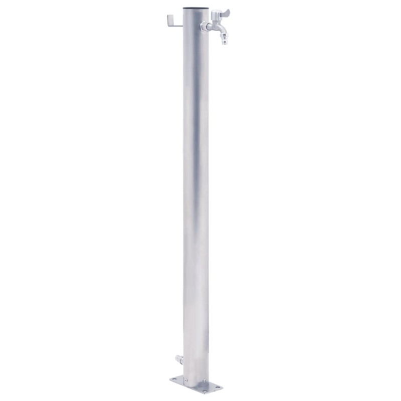 Wassersäule für den Garten 100 cm Edelstahl Rund Wassersäule für den Garten 100 cm Edelstahl Rund
