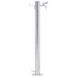 Wassersäule für den Garten 100 cm Edelstahl Rund Wassersäule für den Garten 100 cm Edelstahl Rund