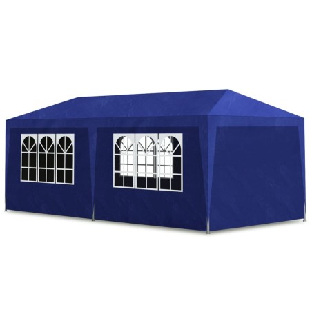 vidaXL Partyzelt 3x6 m Blau
