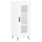 Highboard Hochglanz-Weiß 34,5x34x180 cm Holzwerkstoff Highboard Hochglanz-Weiß 34,5x34x180 cm Holzwerkstoff